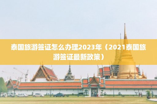 泰国旅游签证怎么办理2023年（2021泰国旅游签证最新政策）  第1张