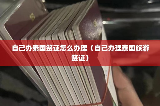 自己办泰国签证怎么办理（自己办理泰国旅游签证）  第1张