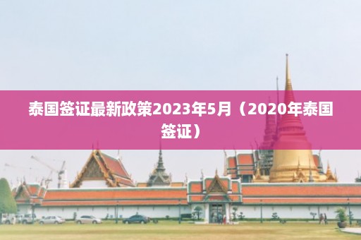 泰国签证最新政策2023年5月（2020年泰国签证）  第1张