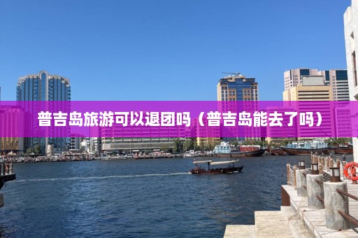 普吉岛旅游可以退团吗（普吉岛能去了吗）  第1张