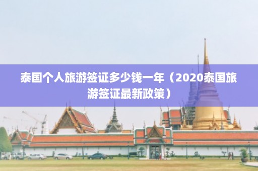 泰国个人旅游签证多少钱一年（2020泰国旅游签证最新政策）  第1张