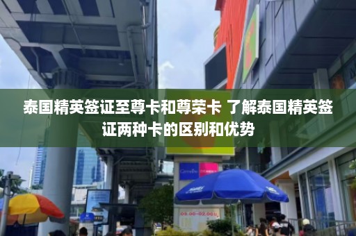 泰国精英签证至尊卡和尊荣卡 了解泰国精英签证两种卡的区别和优势  第1张