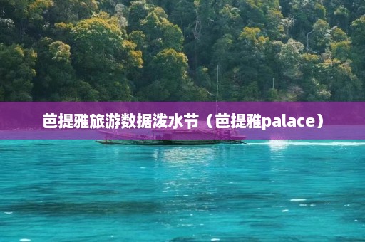 芭提雅旅游数据泼水节（芭提雅palace）