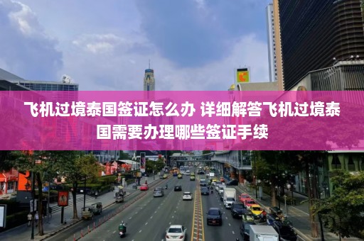 飞机过境泰国签证怎么办 详细解答飞机过境泰国需要办理哪些签证手续  第1张