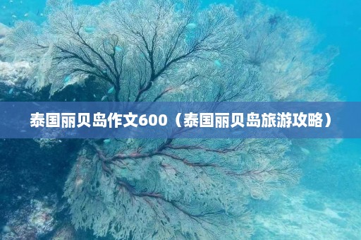 泰国丽贝岛作文600（泰国丽贝岛旅游攻略）