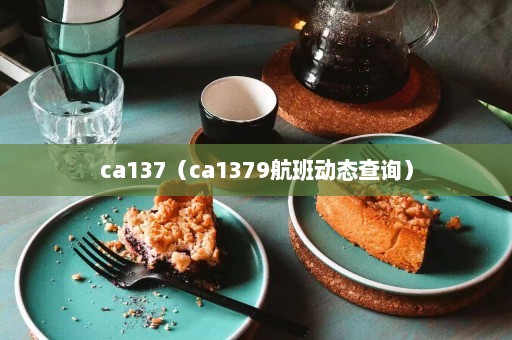 ca137（ca1379航班动态查询）