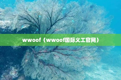 wwoof（wwoof国际义工官网）