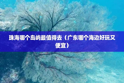 珠海哪个岛屿最值得去（广东哪个海边好玩又便宜）