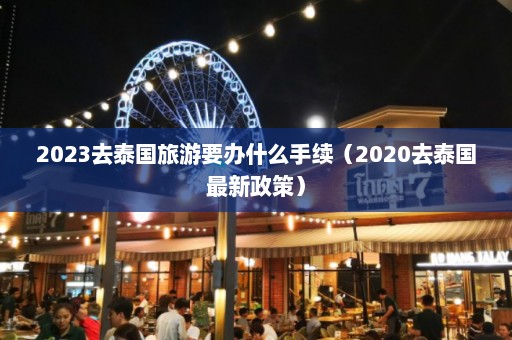 2023去泰国旅游要办什么手续（2020去泰国最新政策）