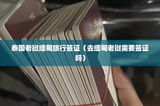 泰国老挝缅甸旅行签证（去缅甸老挝需要签证吗）  第1张