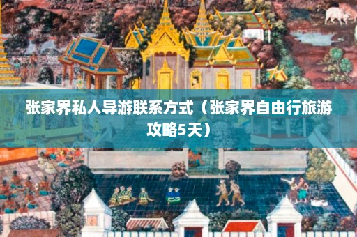 张家界私人导游联系方式（张家界自由行旅游攻略5天）