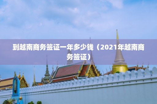 到越南商务签证一年多少钱（2021年越南商务签证）  第1张