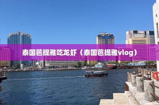 泰国芭提雅吃龙虾（泰国芭提雅vlog）  第1张