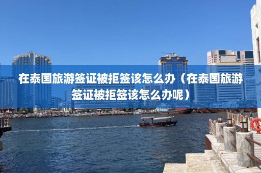 在泰国旅游签证被拒签该怎么办（在泰国旅游签证被拒签该怎么办呢）  第1张