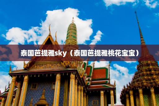 泰国芭提雅sky（泰国芭提雅桃花宝宝）