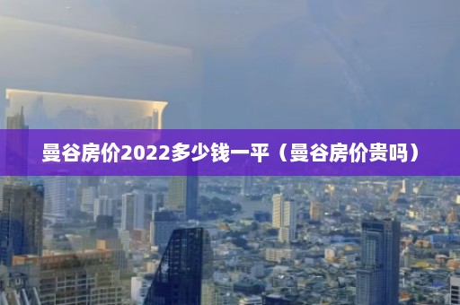 曼谷房价2022多少钱一平（曼谷房价贵吗）  第1张