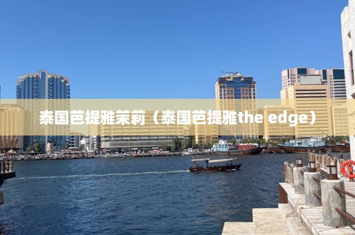 泰国芭提雅茉莉（泰国芭提雅the edge）  第1张