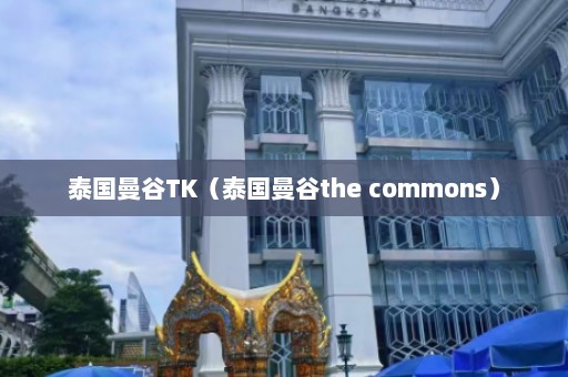 泰国曼谷TK（泰国曼谷the commons）  第1张