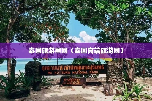 泰国旅游黑团（泰国高端旅游团）